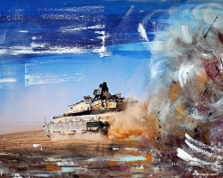 Merkava IV @training in Shizafon #IDF Merkava IV @training in Shizafon #IDF